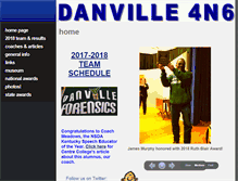 Tablet Screenshot of danvilleforensics.org